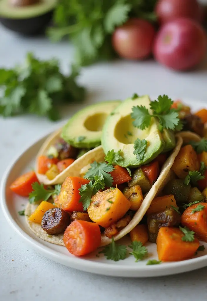 25 Recipes Using Soft Taco Shells for Quick Meals 15 25 Recipes Using Soft Taco Shells for Quick Meals - 3. Veggie Taco Medley