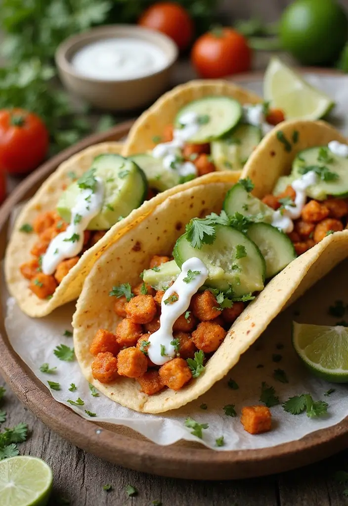 25 Recipes Using Soft Taco Shells for Quick Meals 43 25 Recipes Using Soft Taco Shells for Quick Meals - 7. Spicy Chickpea Tacos