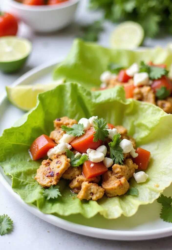 25 Recipes Using Soft Taco Shells for Quick Meals 55 25 Recipes Using Soft Taco Shells for Quick Meals - 9. Turkey Taco Lettuce Wraps