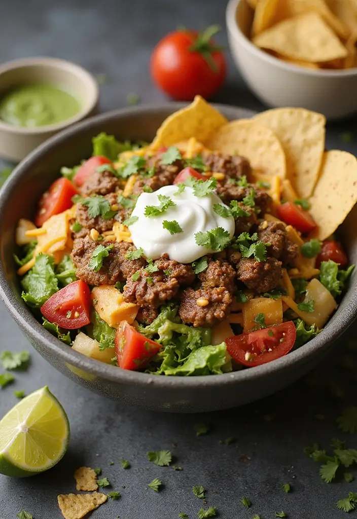 25 Taco Cabana Copycat Recipes That Taste Authentic 104 25 Taco Cabana Copycat Recipes That Taste Authentic - 16. Beef Taco Salad