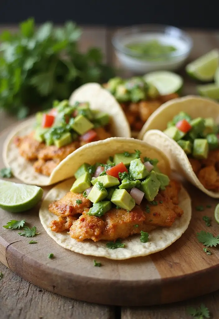 25 Taco Cabana Copycat Recipes That Taste Authentic 8 25 Taco Cabana Copycat Recipes That Taste Authentic - 2. Chicken Tacos with Avocado Salsa