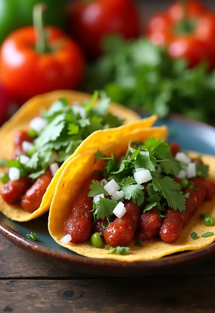 25 Taco Cabana Copycat Recipes That Taste Authentic 15 25 Taco Cabana Copycat Recipes That Taste Authentic - 3. Spicy Chorizo Tacos