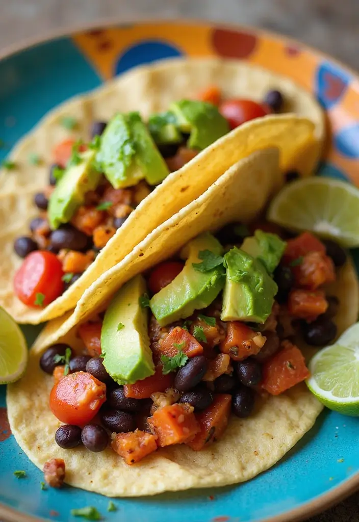 25 Taco Cabana Copycat Recipes That Taste Authentic 36 25 Taco Cabana Copycat Recipes That Taste Authentic - 6. Vegetarian Tacos with Black Beans