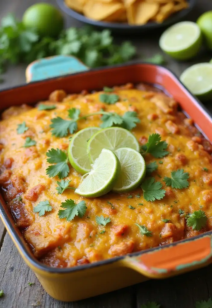 25 Taco Casserole Recipes with Tortillas for Layered Flavor 86 25 Taco Casserole Recipes with Tortillas for Layered Flavor - 14. Cilantro Lime Taco Casserole