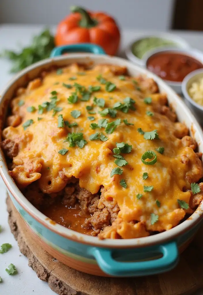 25 Taco Casserole Recipes with Tortillas for Layered Flavor 121 25 Taco Casserole Recipes with Tortillas for Layered Flavor - 19. Easy Taco Pasta Casserole