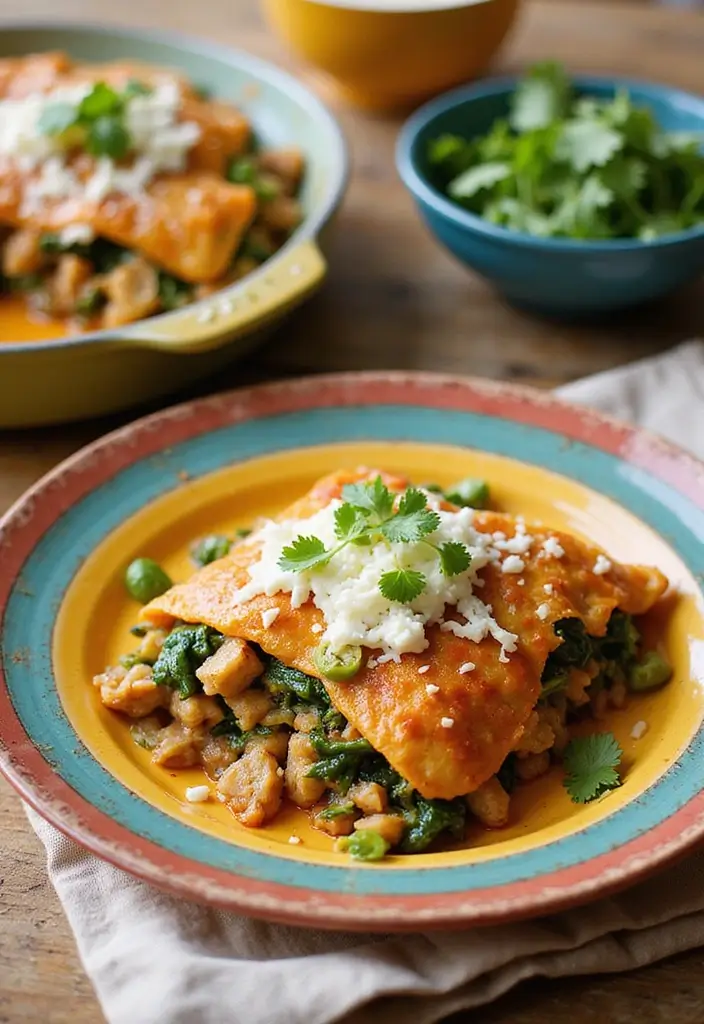 25 Taco Casserole Recipes with Tortillas for Layered Flavor 8 25 Taco Casserole Recipes with Tortillas for Layered Flavor - 2. Turkey and Spinach Taco Casserole