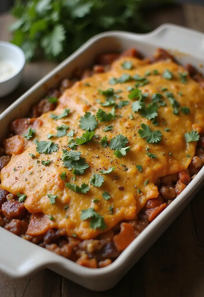 25 Taco Casserole Recipes with Tortillas for Layered Flavor 135 25 Taco Casserole Recipes with Tortillas for Layered Flavor - 21. Garlic and Herb Taco Casserole