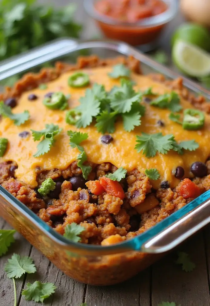 25 Taco Casserole Recipes with Tortillas for Layered Flavor 36 25 Taco Casserole Recipes with Tortillas for Layered Flavor - 6. Mexican Quinoa Taco Casserole