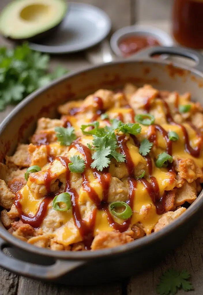 25 Taco Casserole Recipes with Tortillas for Layered Flavor 53 25 Taco Casserole Recipes with Tortillas for Layered Flavor - 9. BBQ Chicken Taco Casserole