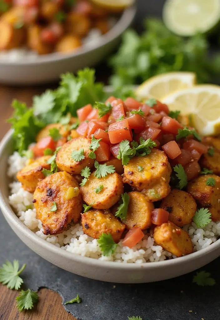 25 Taco Chicken and Rice Recipes That Make Dinner Simple 71 25 Taco Chicken and Rice Recipes That Make Dinner Simple - 11. Taco Chicken and Rice Bowl