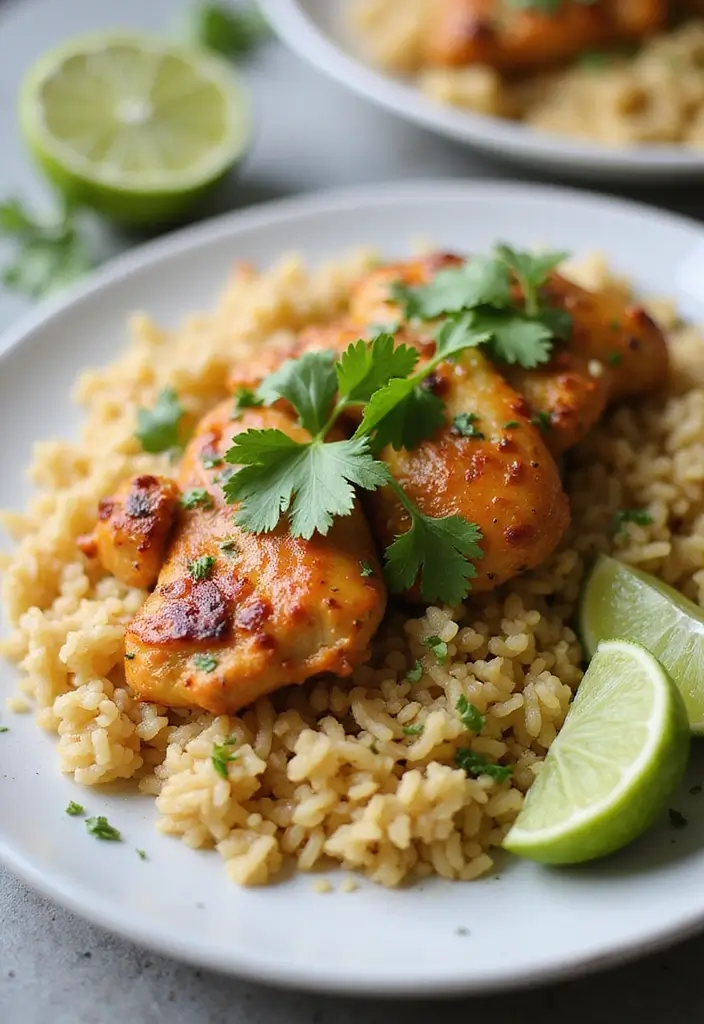25 Taco Chicken and Rice Recipes That Make Dinner Simple 78 25 Taco Chicken and Rice Recipes That Make Dinner Simple - 12. Taco Chicken and Rice with Lime and Cilantro