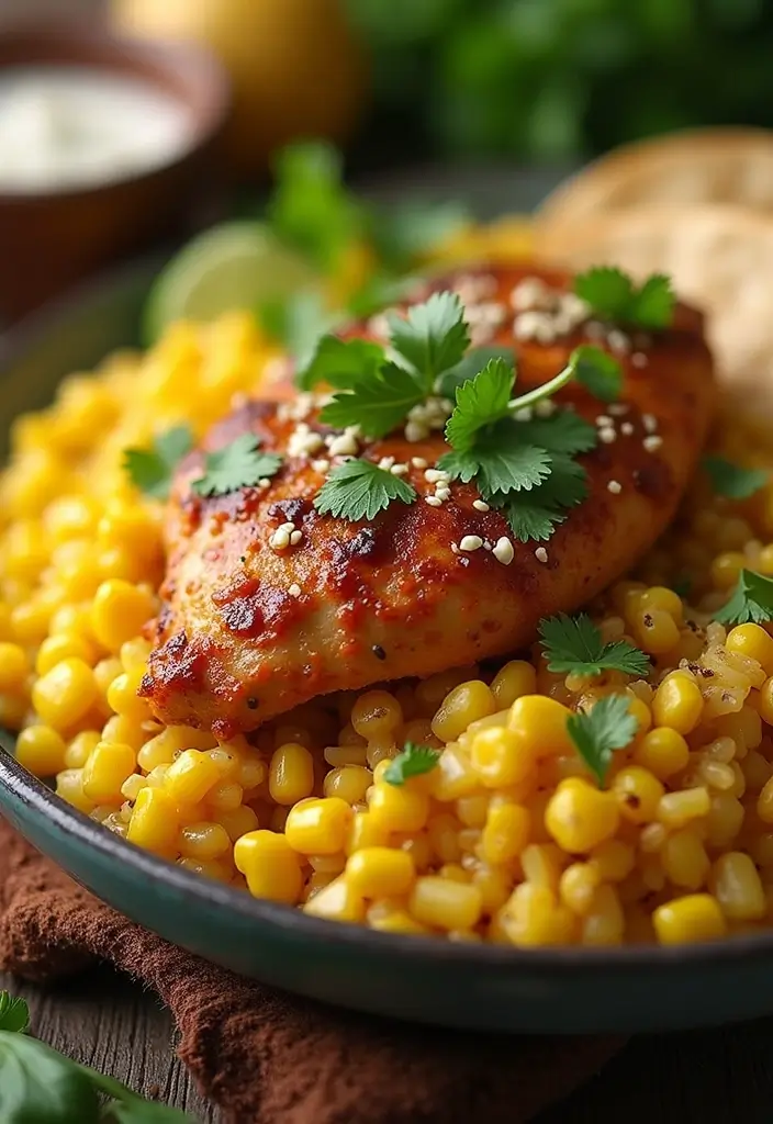 25 Taco Chicken and Rice Recipes That Make Dinner Simple 92 25 Taco Chicken and Rice Recipes That Make Dinner Simple - 14. Taco Chicken and Rice with Sweet Corn