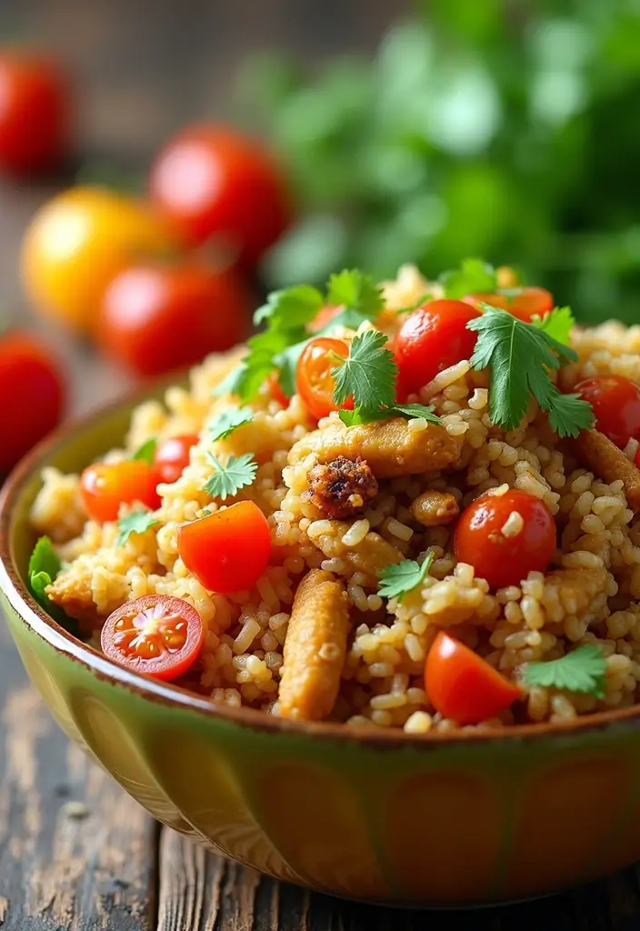 25 Taco Chicken and Rice Recipes That Make Dinner Simple 99 25 Taco Chicken and Rice Recipes That Make Dinner Simple - 15. Taco Chicken and Rice Salad