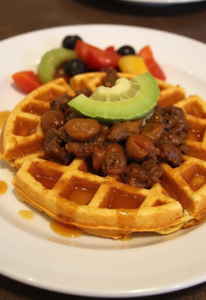 25 Taco Meat Breakfast Recipes for a Savory Start 72 25 Taco Meat Breakfast Recipes for a Savory Start - 12. Taco Meat Savory Waffles