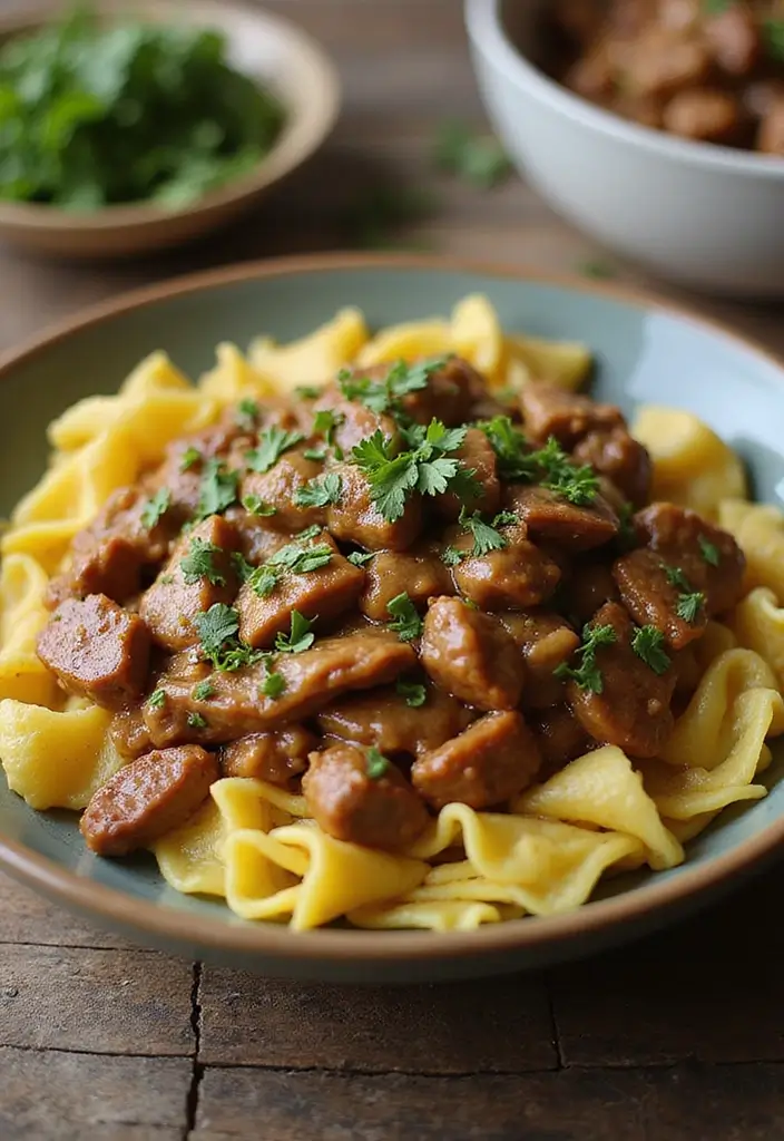 25 Taco Meat Breakfast Recipes for a Savory Start 79 25 Taco Meat Breakfast Recipes for a Savory Start - 13. Taco Meat Breakfast Stroganoff