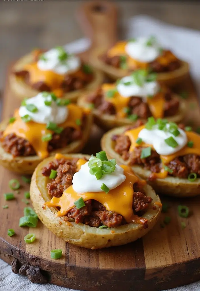 25 Taco Meat Breakfast Recipes for a Savory Start 100 25 Taco Meat Breakfast Recipes for a Savory Start - 16. Taco Meat Potato Skins