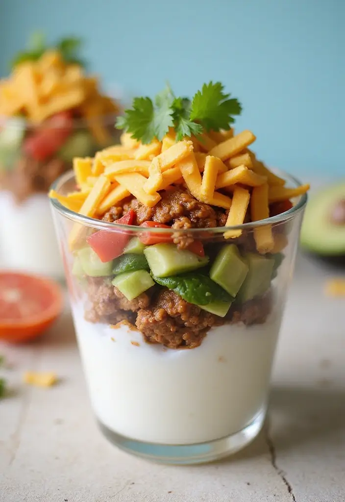 25 Taco Meat Breakfast Recipes for a Savory Start 136 25 Taco Meat Breakfast Recipes for a Savory Start - 22. Taco Meat Breakfast Parfait