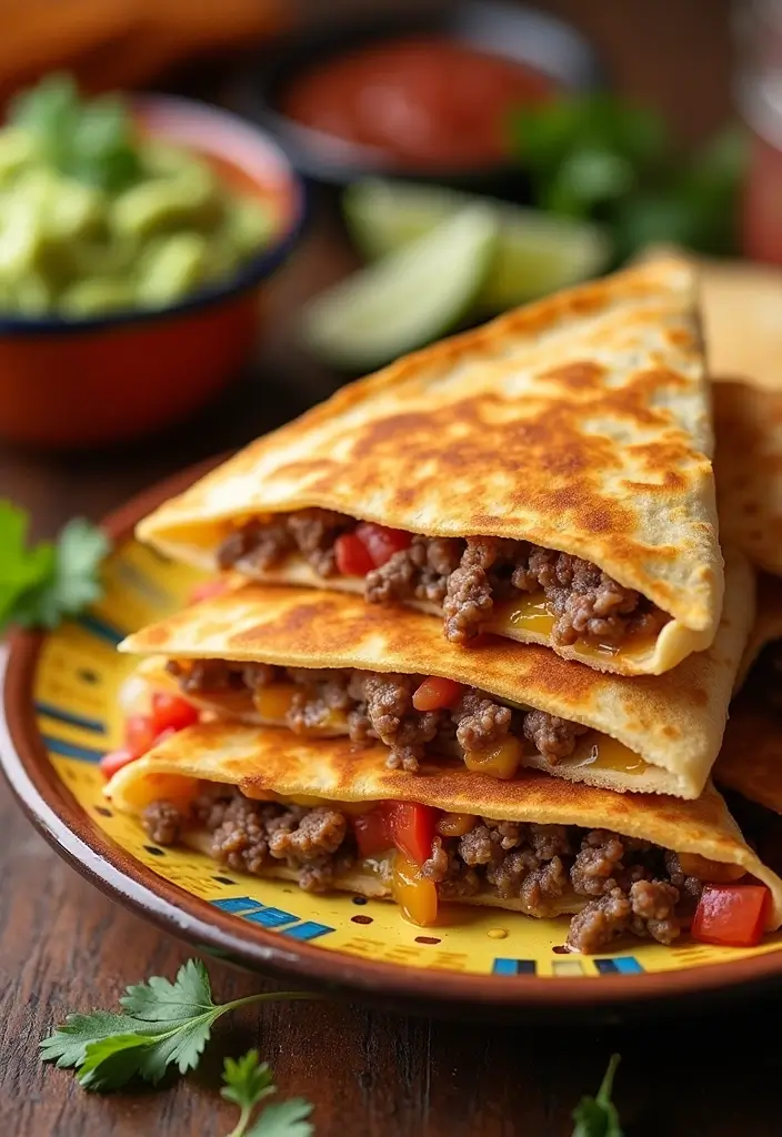 25 Taco Meat Breakfast Recipes for a Savory Start 34 25 Taco Meat Breakfast Recipes for a Savory Start - 6. Taco Meat Breakfast Quesadilla