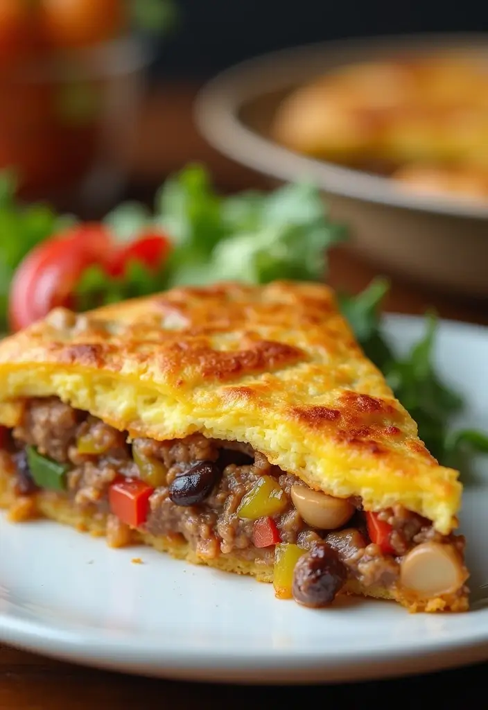 25 Taco Meat Breakfast Recipes for a Savory Start 39 25 Taco Meat Breakfast Recipes for a Savory Start - 7. Taco Meat Frittata