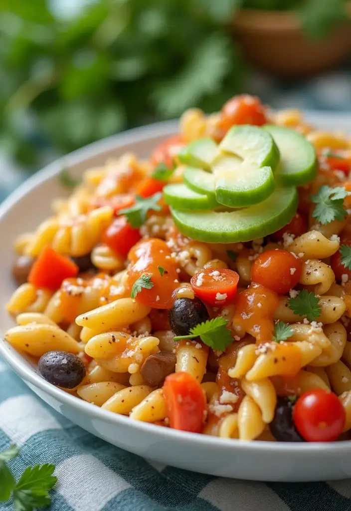 25 Taco Pasta Salad Recipes for Fresh Summer Meals 92 25 Taco Pasta Salad Recipes for Fresh Summer Meals - 14. Taco Pasta Salad with Chipotle Dressing