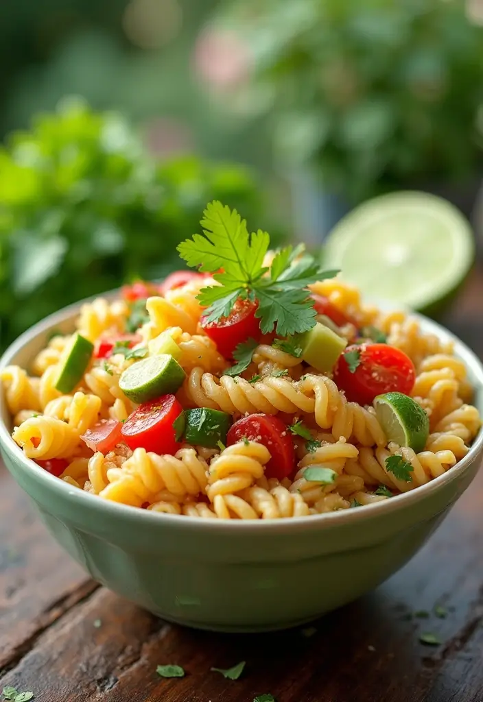 25 Taco Pasta Salad Recipes for Fresh Summer Meals 99 25 Taco Pasta Salad Recipes for Fresh Summer Meals - 15. Taco Pasta Salad with Cilantro and Lime
