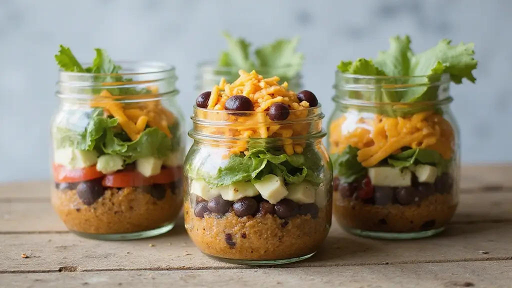 25 Taco Salad in a Jar Recipes for Fresh and Easy Lunches