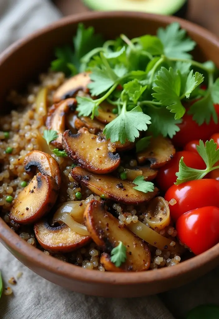 25 Vegan Taco Bowl Recipes That Are Colorful and Satisfying 148 25 Vegan Taco Bowl Recipes That Are Colorful and Satisfying - 24. Savory Mushroom Taco Bowl