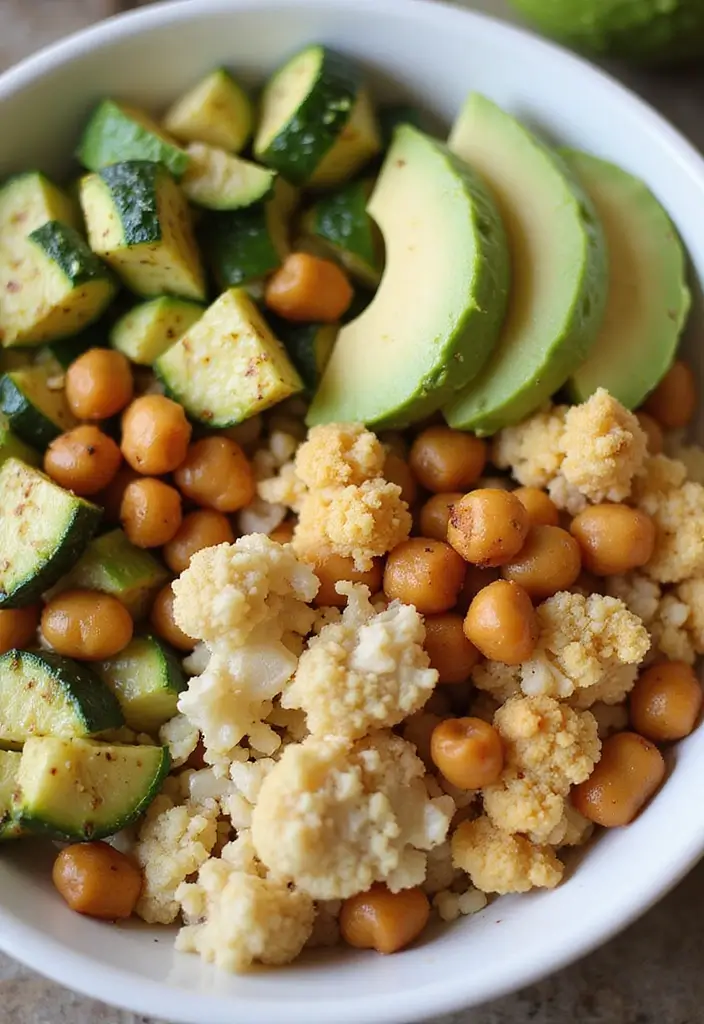 25 Vegan Taco Bowl Recipes That Are Colorful and Satisfying 13 25 Vegan Taco Bowl Recipes That Are Colorful and Satisfying - 3. Cauliflower Rice Taco Bowl