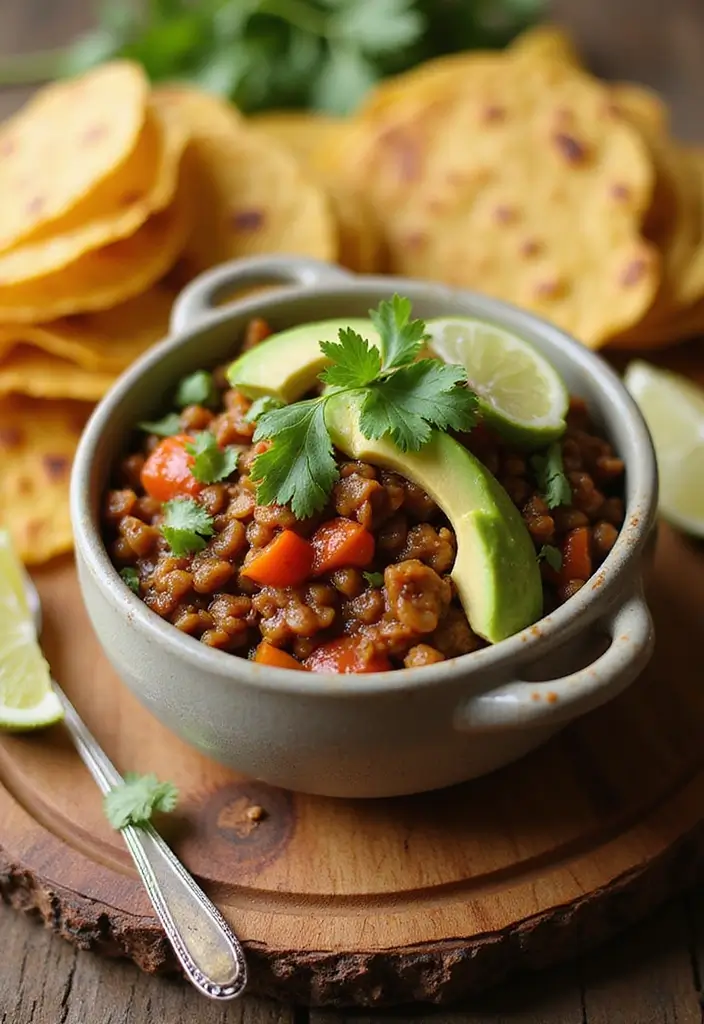 25 Vegetarian Taco Meat Recipes That Taste Amazing 1 25 Vegetarian Taco Meat Recipes That Taste Amazing - 1. Spicy Lentil Taco Filling