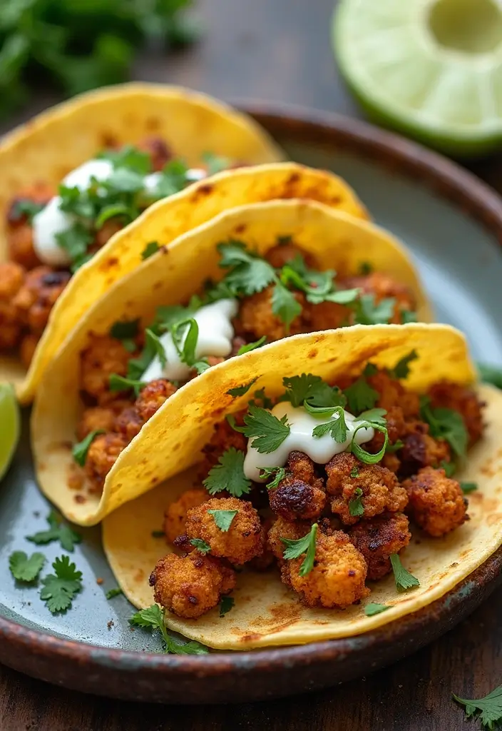 25 Vegetarian Taco Meat Recipes That Taste Amazing 8 25 Vegetarian Taco Meat Recipes That Taste Amazing - 2. Cauliflower Taco Crumble