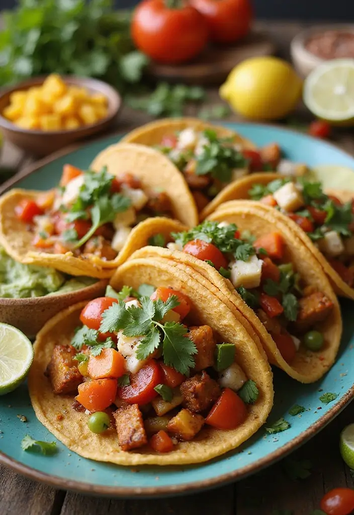 25 Vegetarian Taco Meat Recipes That Taste Amazing 163 25 Vegetarian Taco Meat Recipes That Taste Amazing - 25. Veggie Fajita Tacos