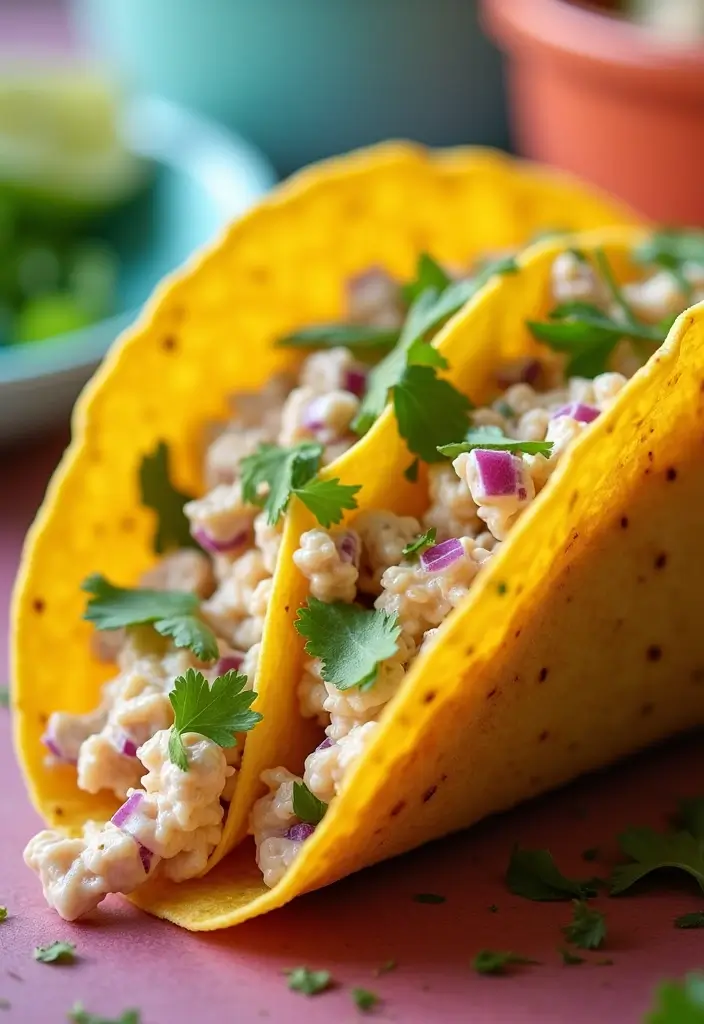 26 Recipes with Taco Shells for Any Meal 79 26 Recipes with Taco Shells for Any Meal - 13. Taco Shells with Tuna Salad