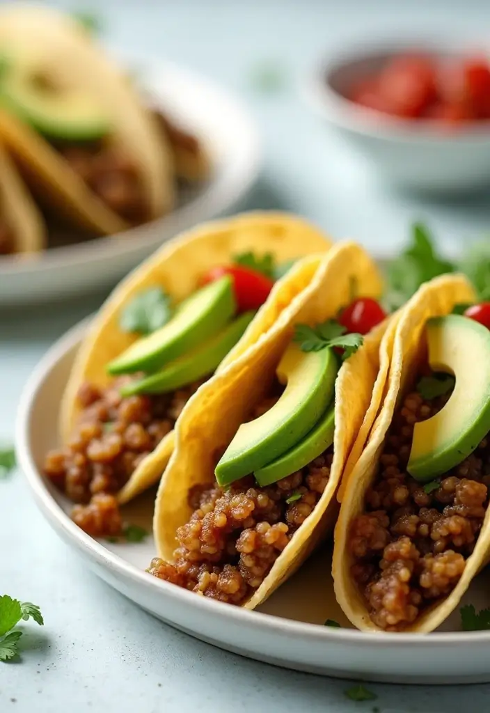 26 Recipes with Taco Shells for Any Meal 121 26 Recipes with Taco Shells for Any Meal - 19. Taco Shells with Lentil and Quinoa Filling
