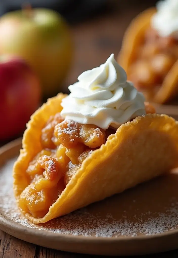 26 Recipes with Taco Shells for Any Meal 142 26 Recipes with Taco Shells for Any Meal - 22. Taco Shells with Apple Pie Filling