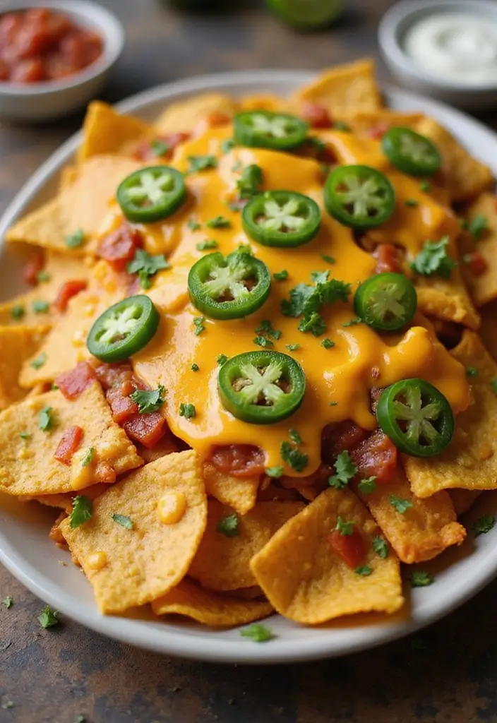 26 Recipes with Taco Shells for Any Meal 37 26 Recipes with Taco Shells for Any Meal - 7. Taco Shell Nachos with Cheese and Jalapeños