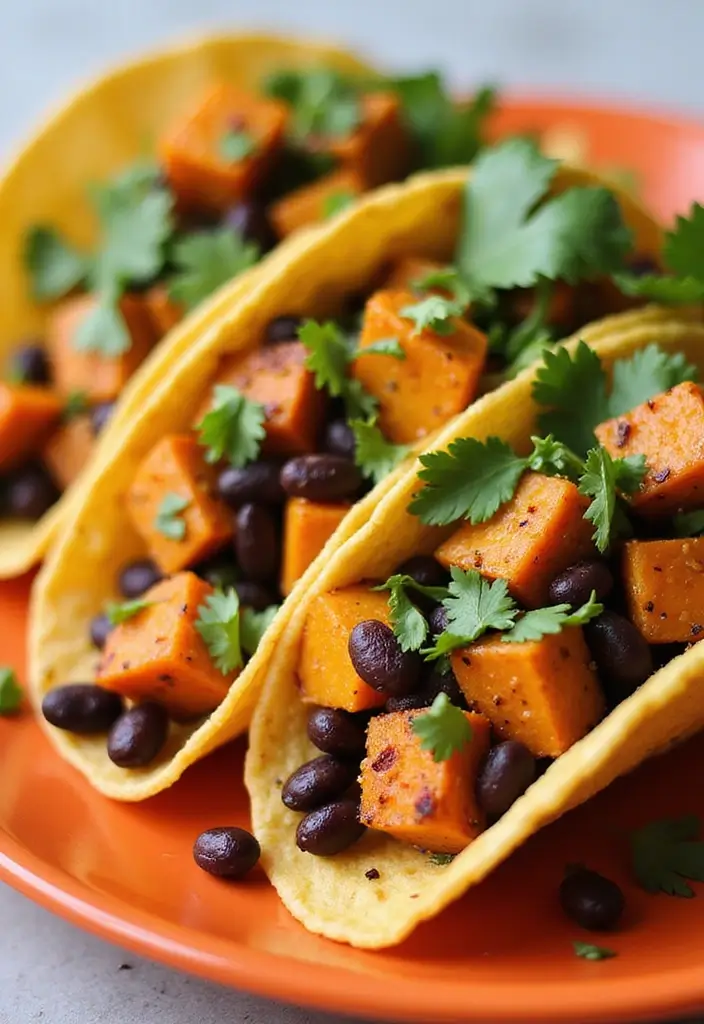 26 Recipes with Taco Shells for Any Meal 51 26 Recipes with Taco Shells for Any Meal - 9. Taco Shells with Sweet Potato and Black Beans