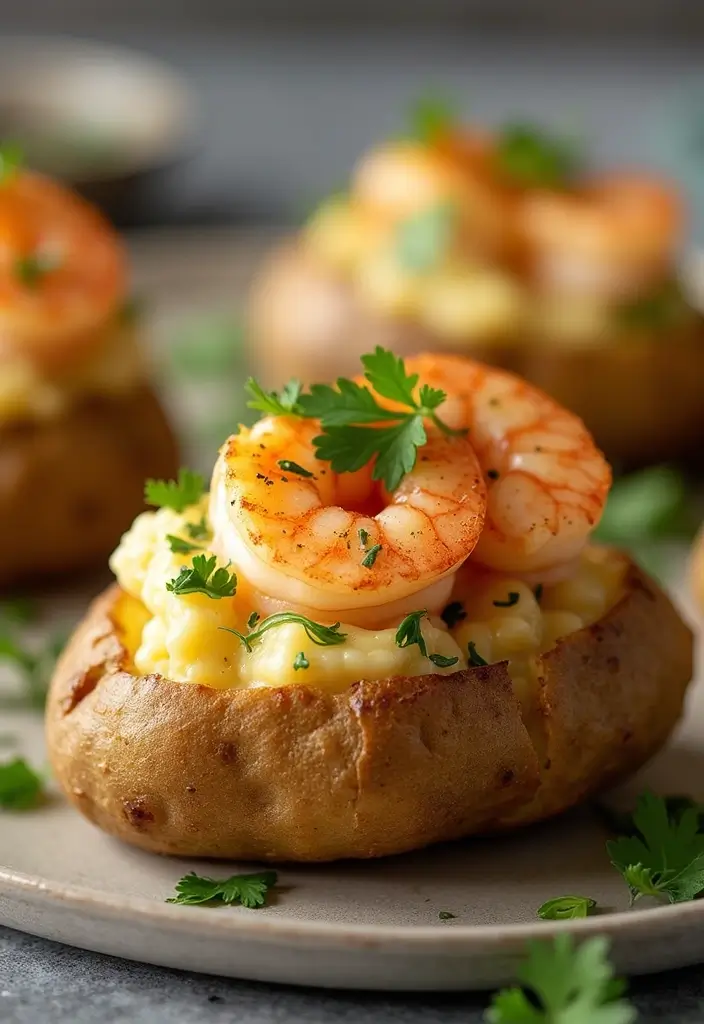 26 Taco Baked Potato Recipes with a Fun Twist - 13. Garlic Herb Taco Baked Potato