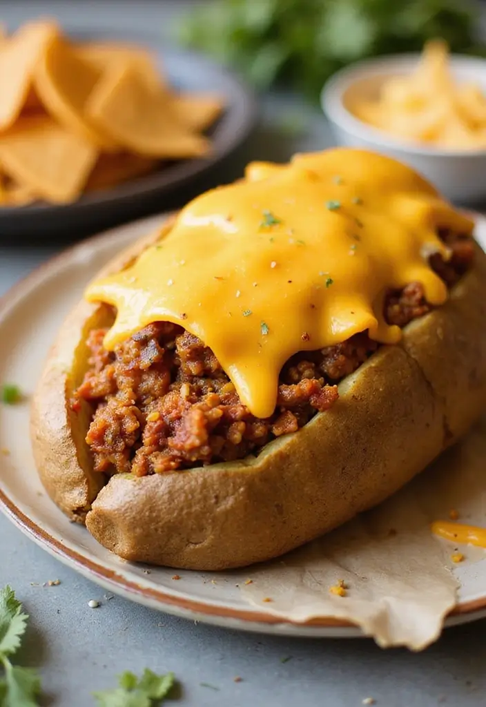 26 Taco Baked Potato Recipes with a Fun Twist - 22. Taco Casserole Baked Potato