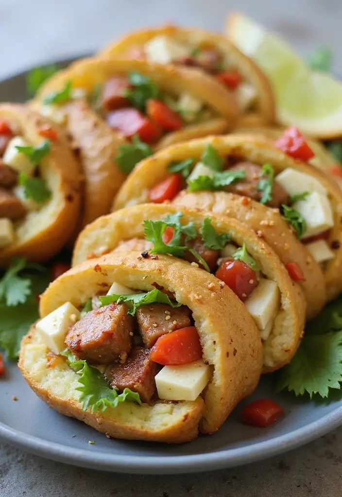 26 Taco Baked Potato Recipes with a Fun Twist - 23. Taco Sushi Baked Potato