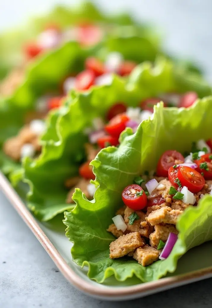 26 Taco Tuesday Recipes and Sides for the Ultimate Feast 77 26 Taco Tuesday Recipes and Sides for the Ultimate Feast - 13. Turkey Taco Lettuce Wraps