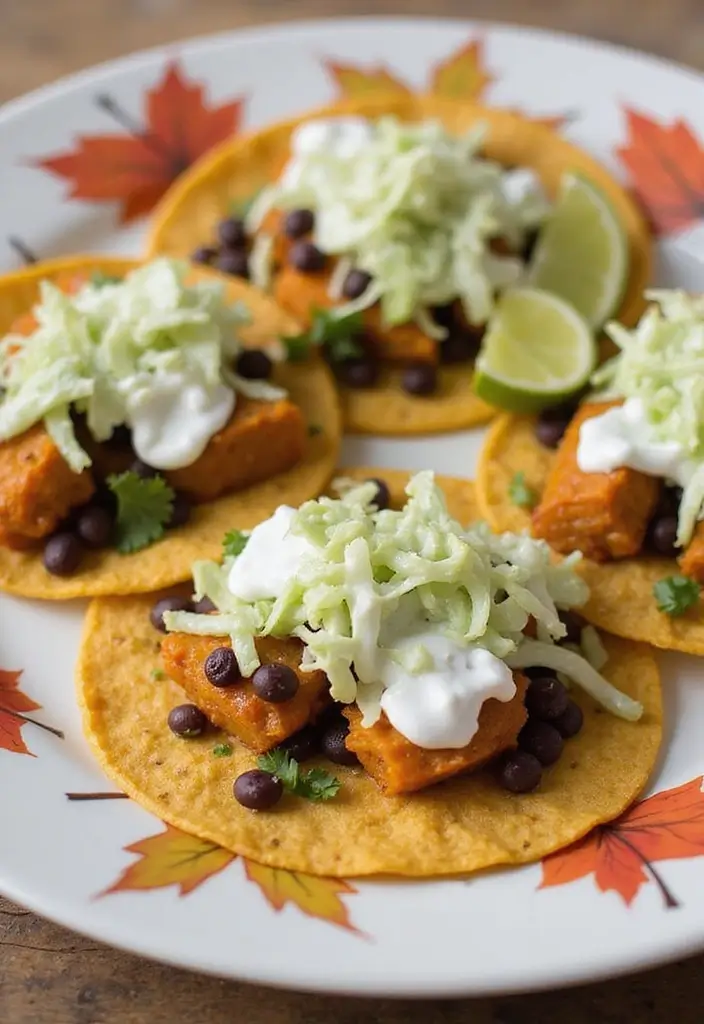 26 Taco Tuesday Recipes and Sides for the Ultimate Feast 98 26 Taco Tuesday Recipes and Sides for the Ultimate Feast - 16. Pumpkin and Black Bean Tacos