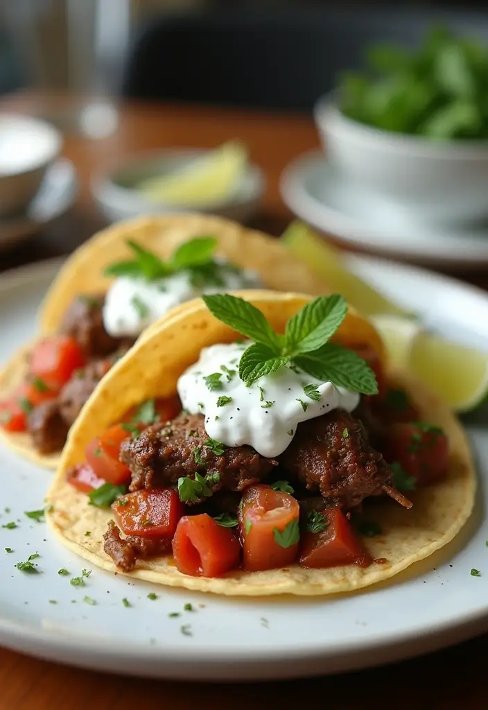 26 Taco Tuesday Recipes and Sides for the Ultimate Feast 119 26 Taco Tuesday Recipes and Sides for the Ultimate Feast - 19. Lamb Tacos with Mint Yogurt Sauce