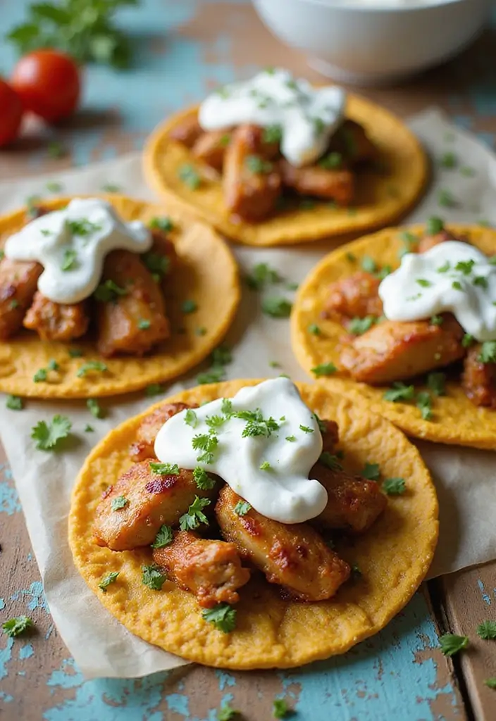 26 Taco Tuesday Recipes and Sides for the Ultimate Feast 147 26 Taco Tuesday Recipes and Sides for the Ultimate Feast - 23. Greek Chicken Tacos with Tzatziki Sauce