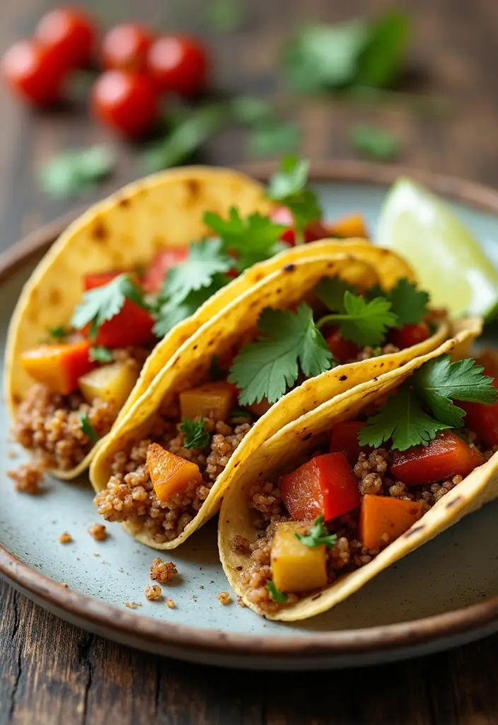 26 Taco Tuesday Recipes and Sides for the Ultimate Feast 30 26 Taco Tuesday Recipes and Sides for the Ultimate Feast - 6. Quinoa Tacos with Roasted Vegetables