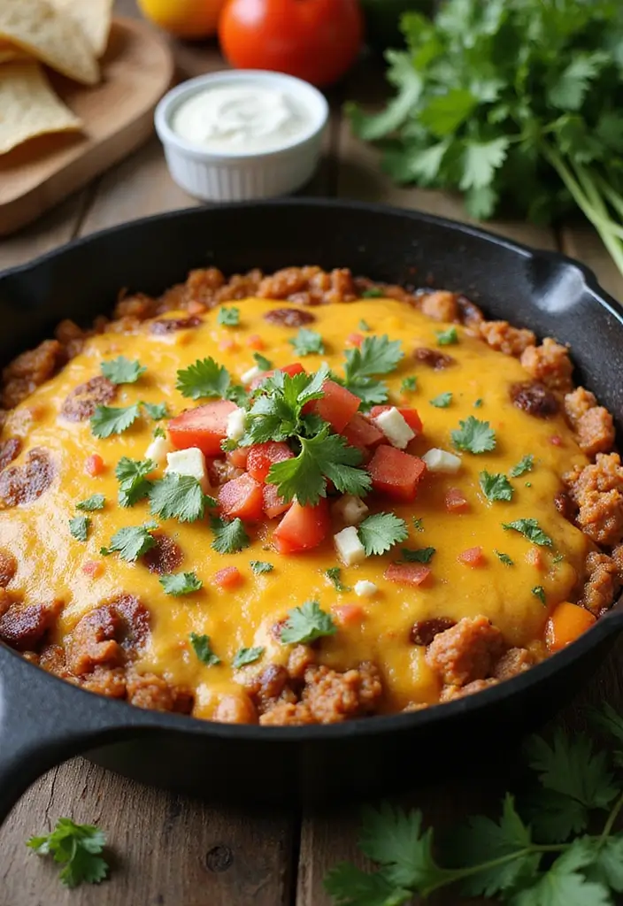 27 All Recipes Taco Bake Casserole Ideas for Weeknights 156 27 All Recipes Taco Bake Casserole Ideas for Weeknights - 24. Taco Skillet Bake