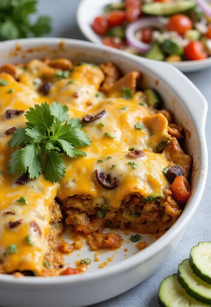 27 All Recipes Taco Bake Casserole Ideas for Weeknights 27 27 All Recipes Taco Bake Casserole Ideas for Weeknights - 5. Zucchini Taco Bake
