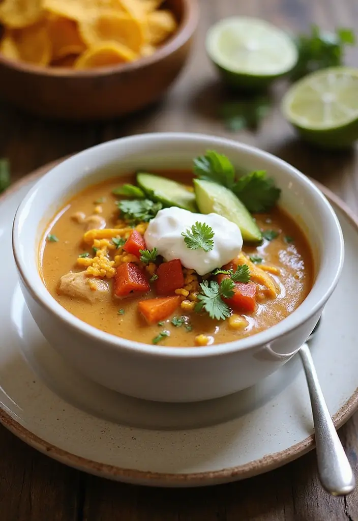 27 Chicken Taco Soup Recipes for Warm Hearty Bowls 62 27 Chicken Taco Soup Recipes for Warm Hearty Bowls - 10. Dairy-Free Chicken Taco Soup