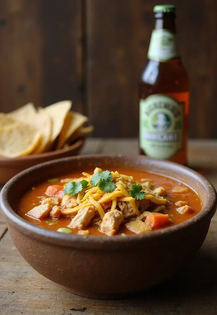 27 Chicken Taco Soup Recipes for Warm Hearty Bowls 97 27 Chicken Taco Soup Recipes for Warm Hearty Bowls - 15. Chicken Taco Soup with Beer