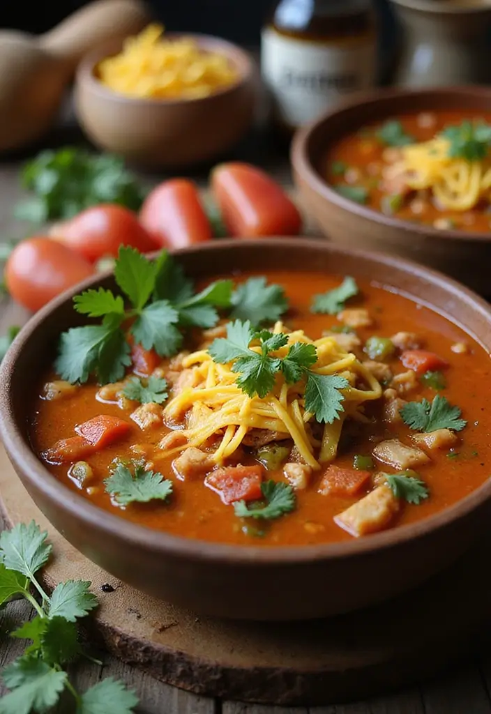 27 Chicken Taco Soup Recipes for Warm Hearty Bowls 159 27 Chicken Taco Soup Recipes for Warm Hearty Bowls - 25. Chicken Taco Soup with Smoked Paprika