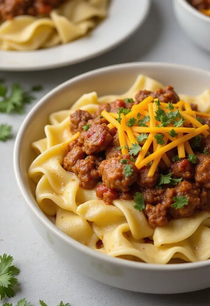 27 Easy Dinner Recipes with Taco Meat for Busy Nights 165 27 Easy Dinner Recipes with Taco Meat for Busy Nights - 25. Taco Meat Fettuccine